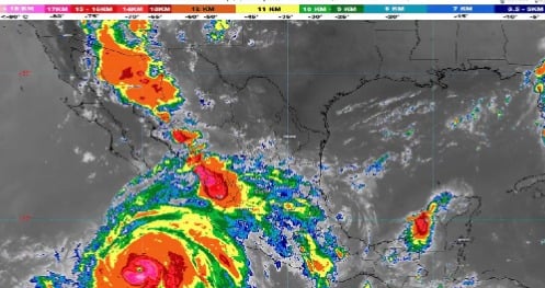 Hilary se localiza esta noche a 605 kilómetros al suroeste de las costas de Jalisco