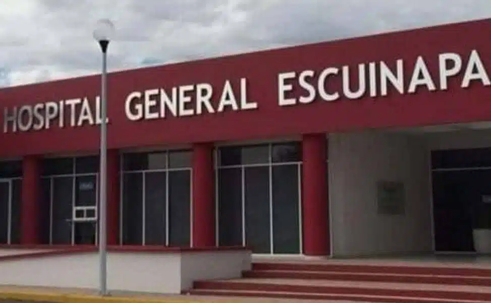 Fachada del Hospital General en Escuinapa.