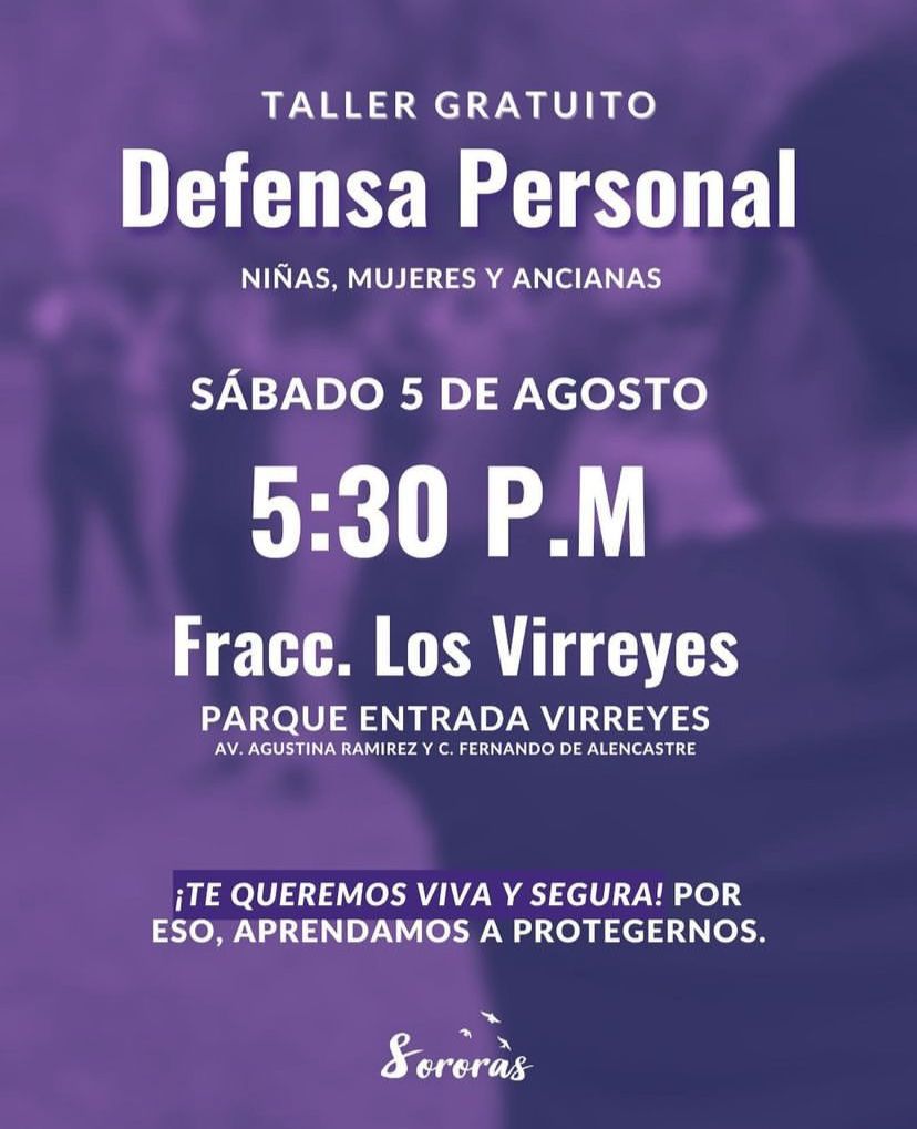 Invitan a taller de autodefensa,