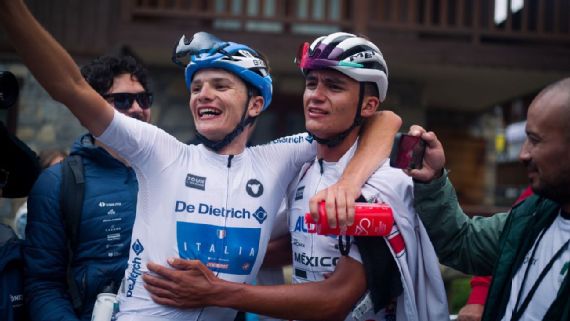 El mexicano Isaac del Toro gana en el Tour de Francia Sub-23