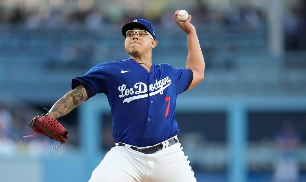 Julio Urías tuvo una noche estelar en la loma del Dodger Stadium.