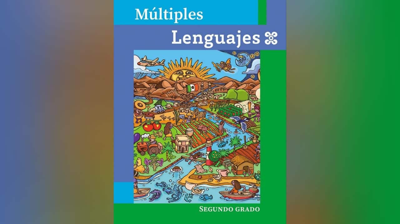 Portada del libro de texto con la obra del sinaloense Ito Contreras