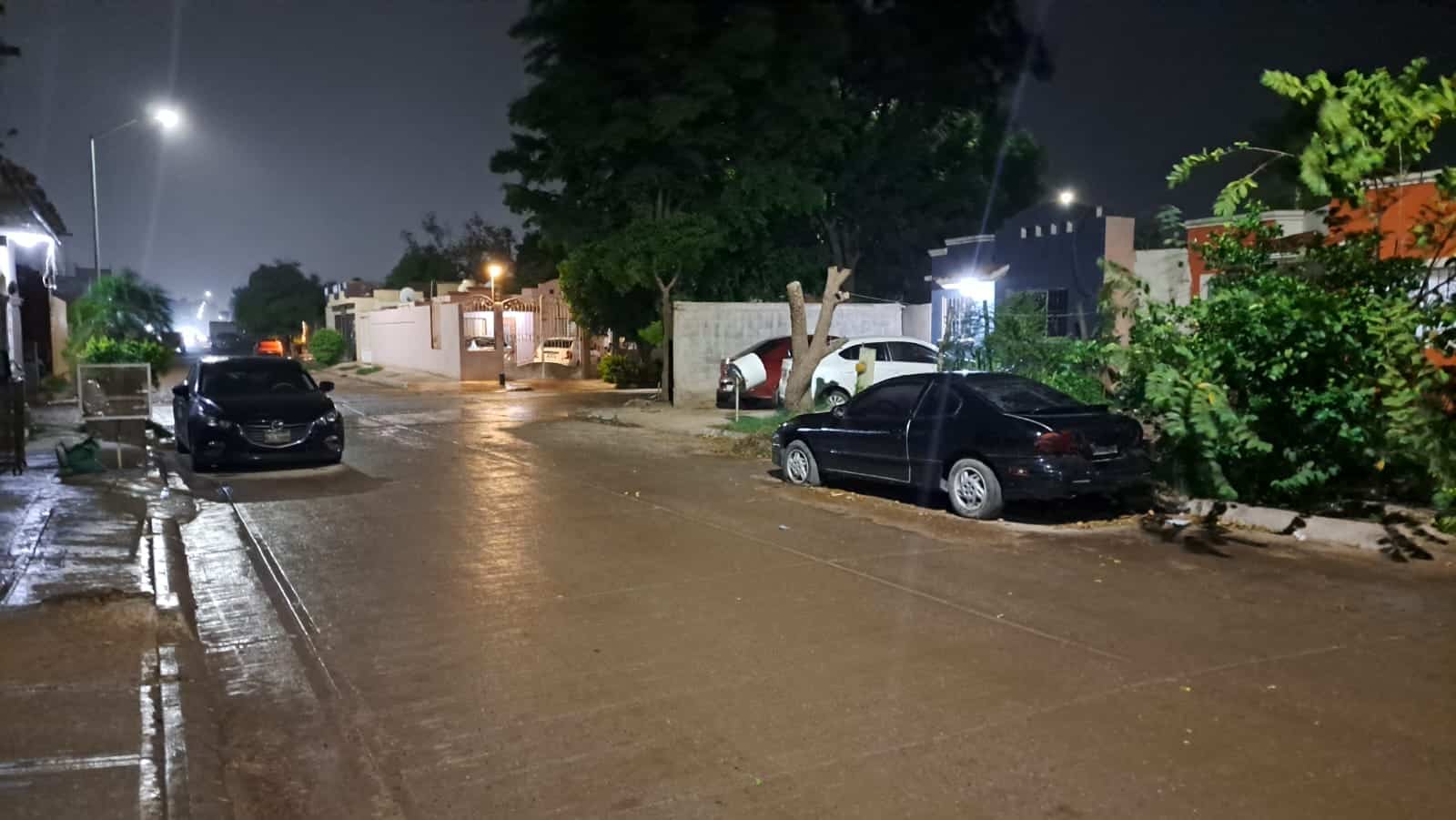 Las lluvias provocaron encharcamientos en gran parte de la ciudad.