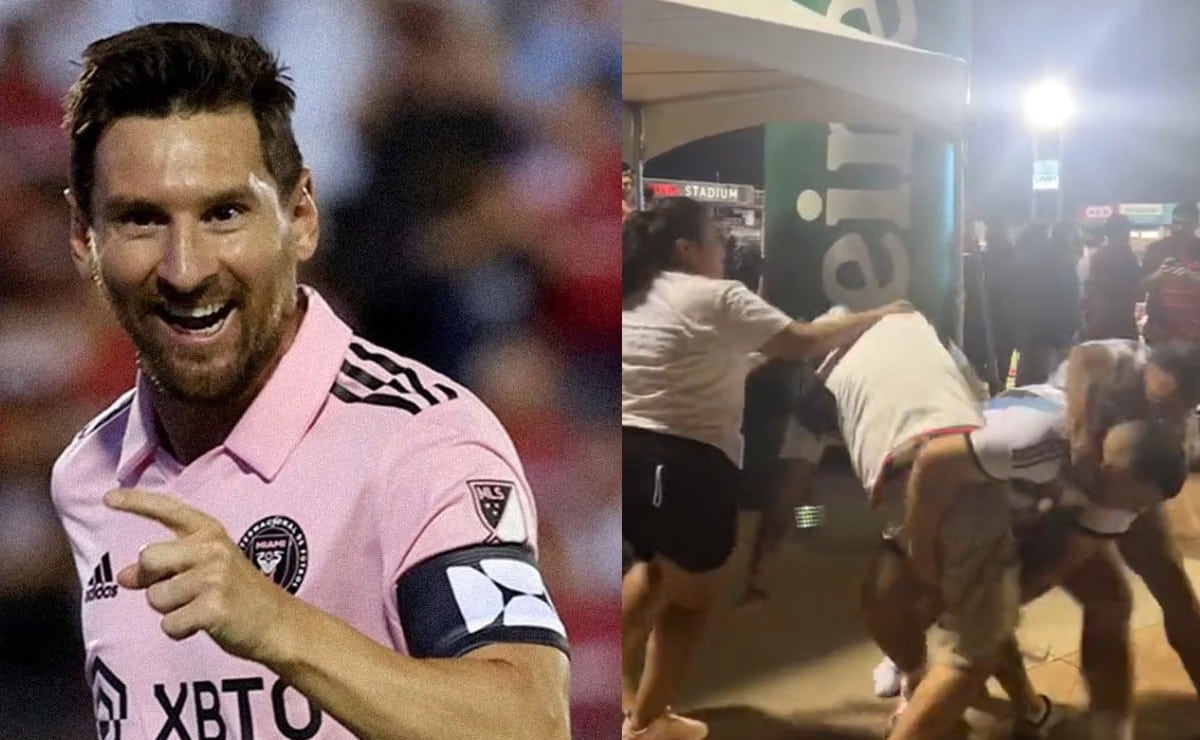 Aficionado de Argentina se agarra a golpes en el estadio del FC Dallas