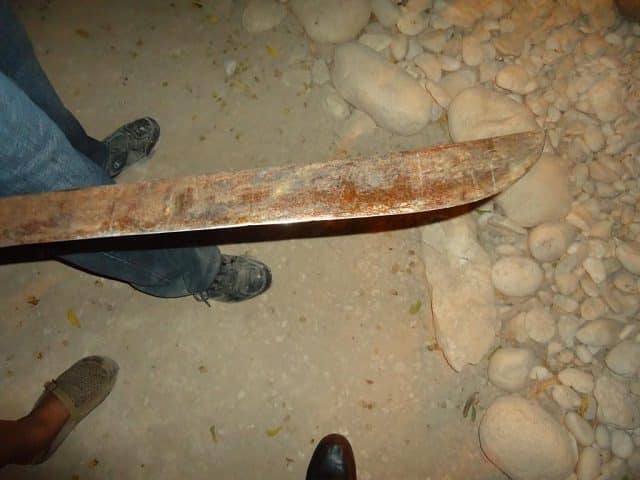 Machete un arma de filo