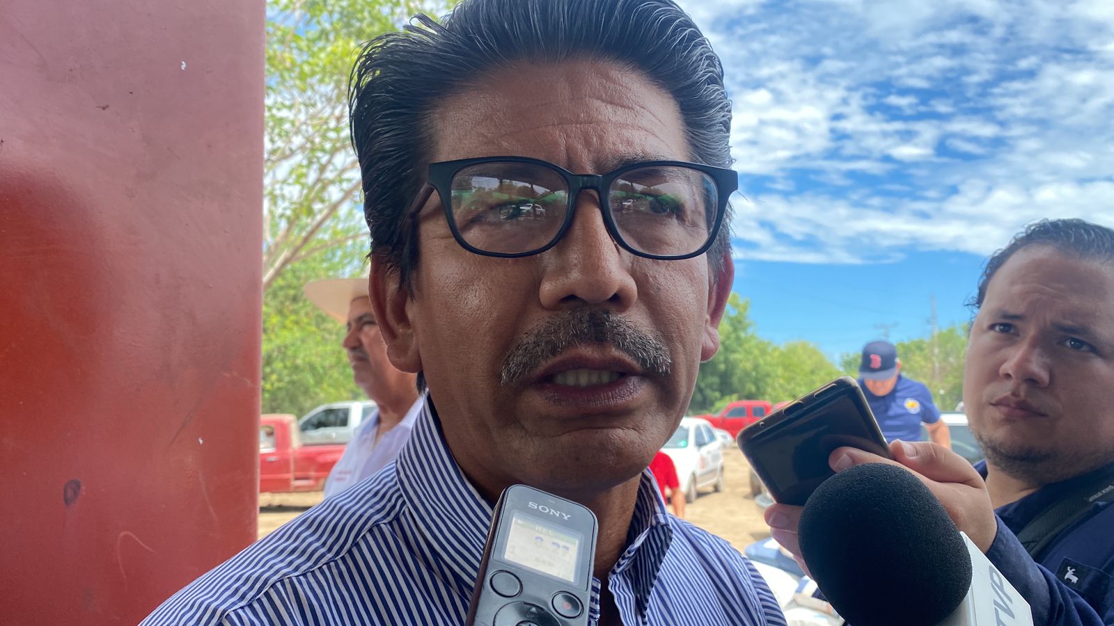 En entrevista el alcalde de Guasave, Martín Ahumada