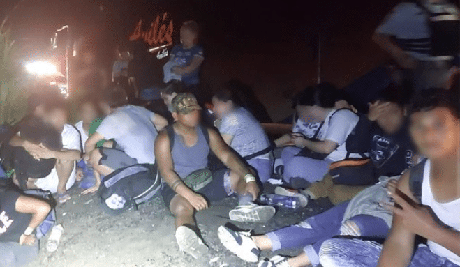 Migrantes accidentados en Veracruz