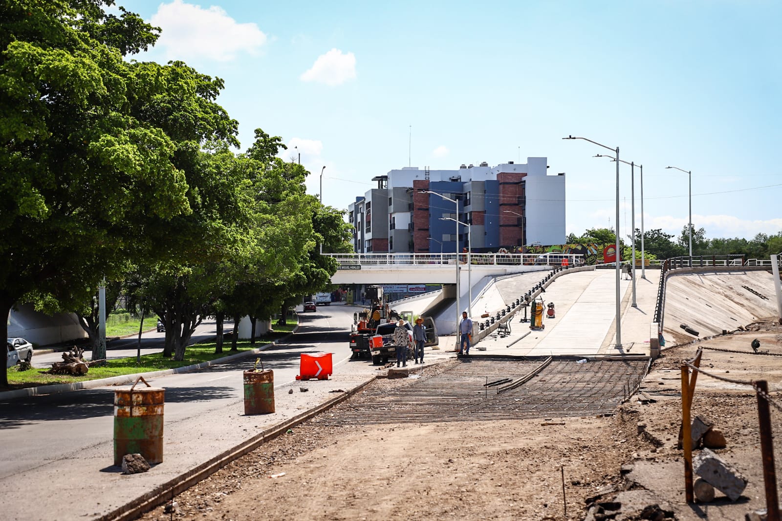Avance de obras de la incorporación del malecón a la Obregón