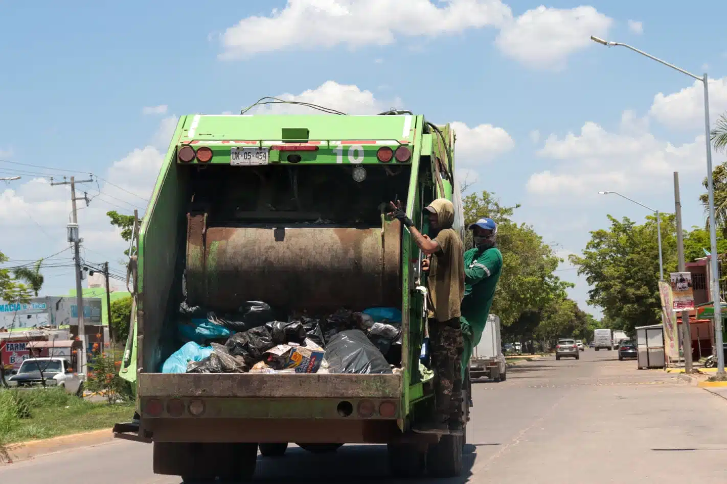 Camión recolector de basura