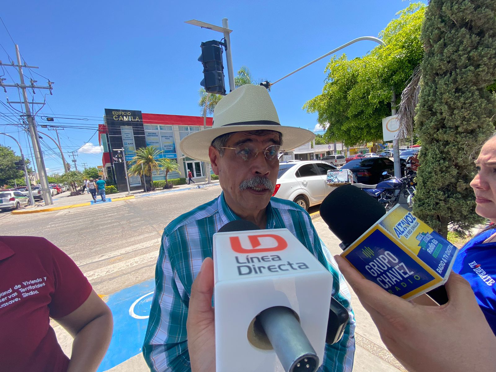 Óscar Loza Ochoa, responsable de relación con las instituciones de la CDDHS, en entrevista para Línea Directa