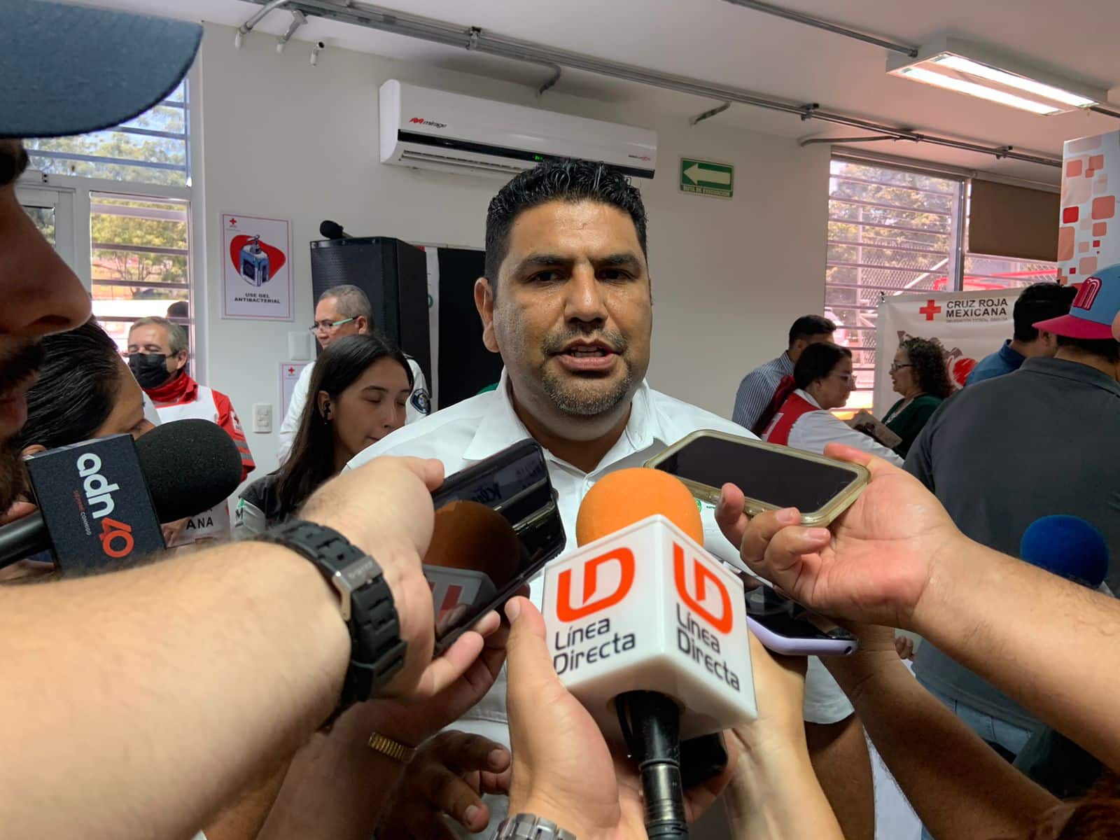 Titular de Protección Civil en Culiacán, Jesús Bill Mendoza Ontiveros.