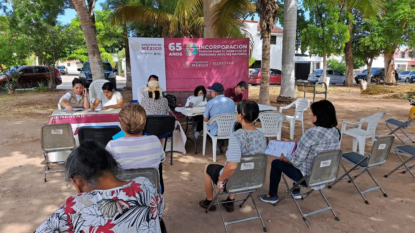 Oficinas instaladas en parque