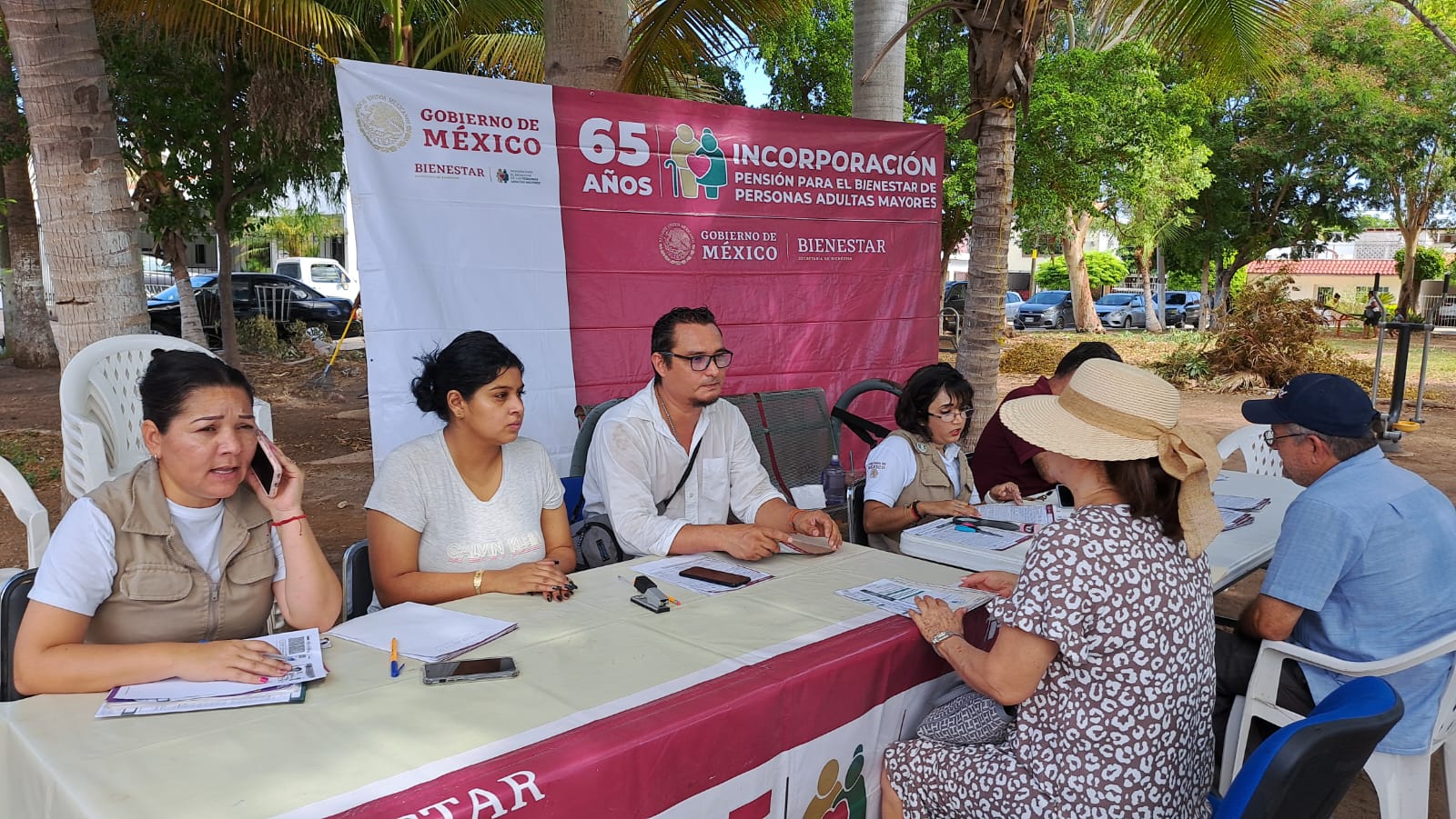 Oficinas instaladas en parque