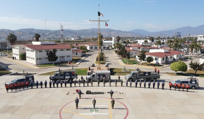 Elementos de la Marina en Baja California