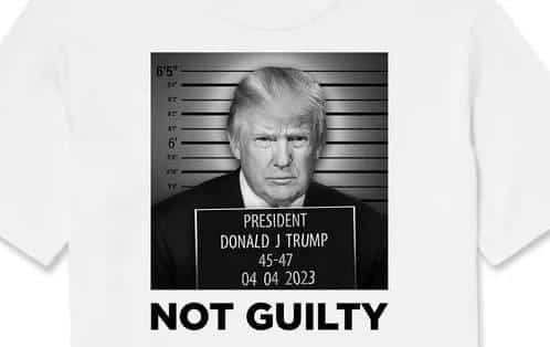 Estilos de la playera de Donald Trump en prisión