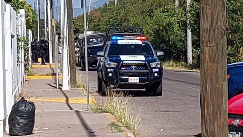 El hombre fue perseguido por policías en el municipio de Navolato.