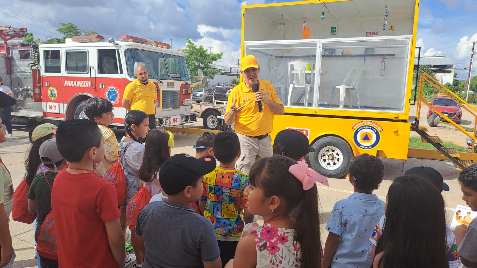 Protección Civil municipal de Mazatlán llevó a cabo la quinta edición de su curso para niños 