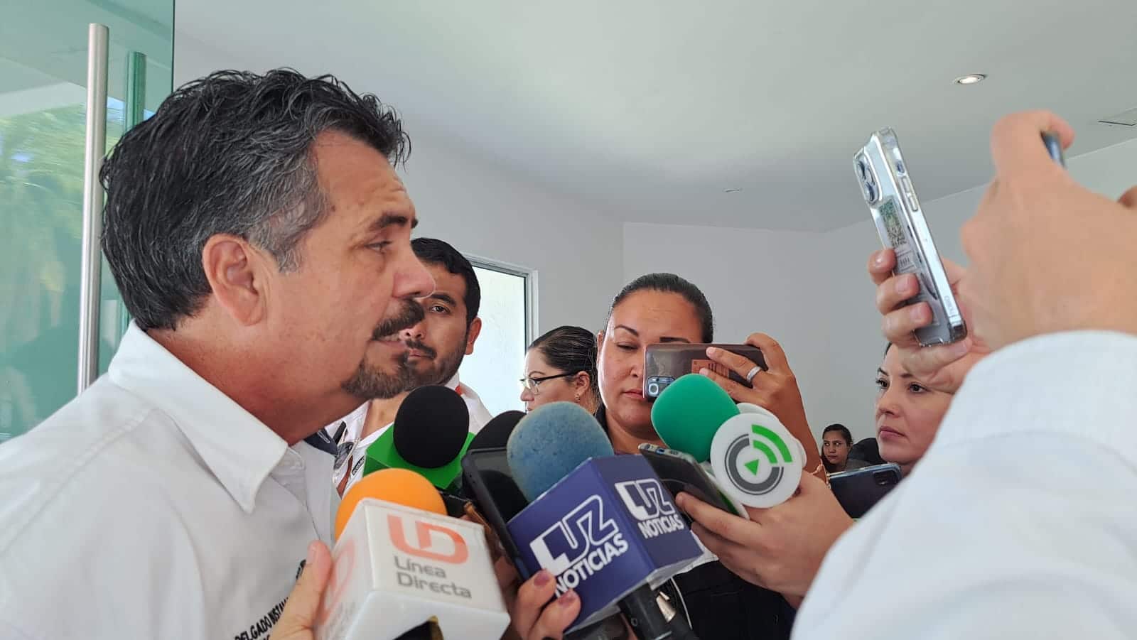 Raúl Delgado Bustamante, secretario general de la Alianza de Transporte Urbano y Suburbano en la localidad.