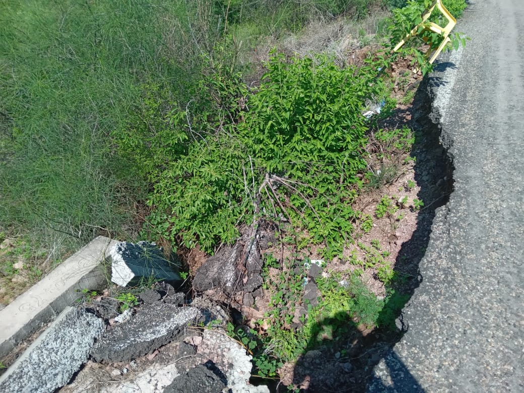 Rehabilitación carretera San Blas Ocoroni en El Fuerte