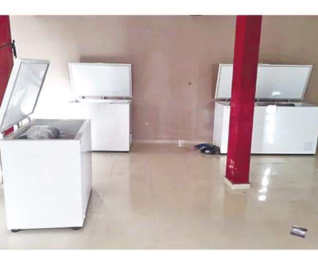 Congeladores donde encontraron restos humanos