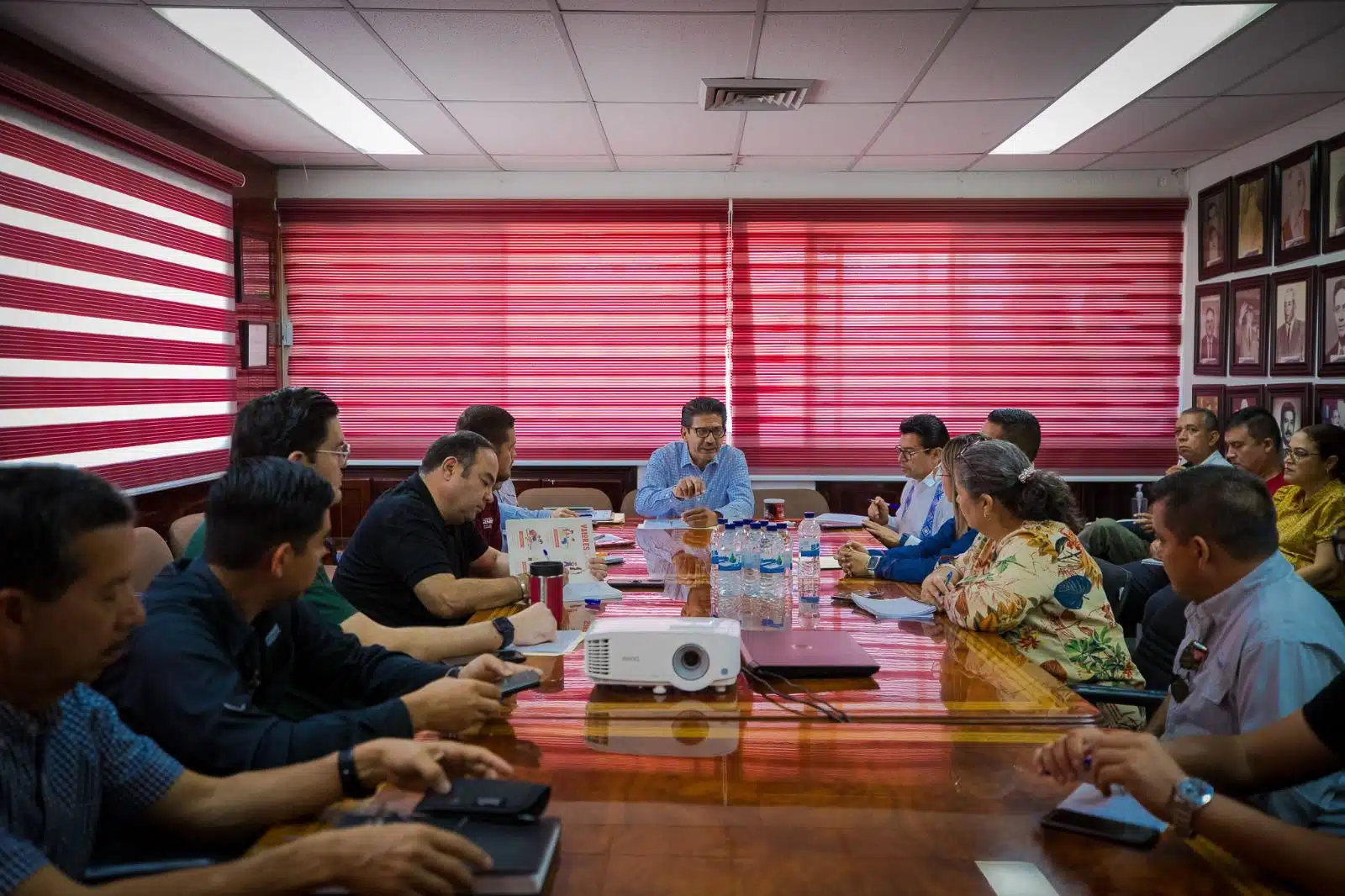 Reunión en el ayuntamiento de Guasave