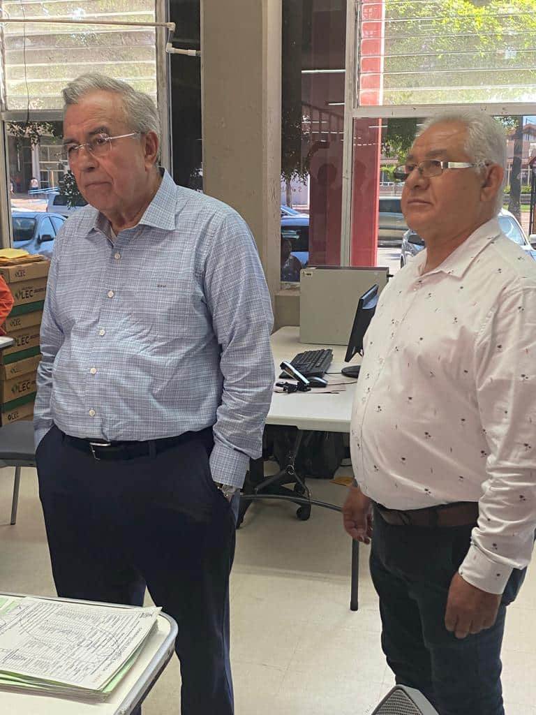 Rubén Rocha Moya en visita a Los Mochis