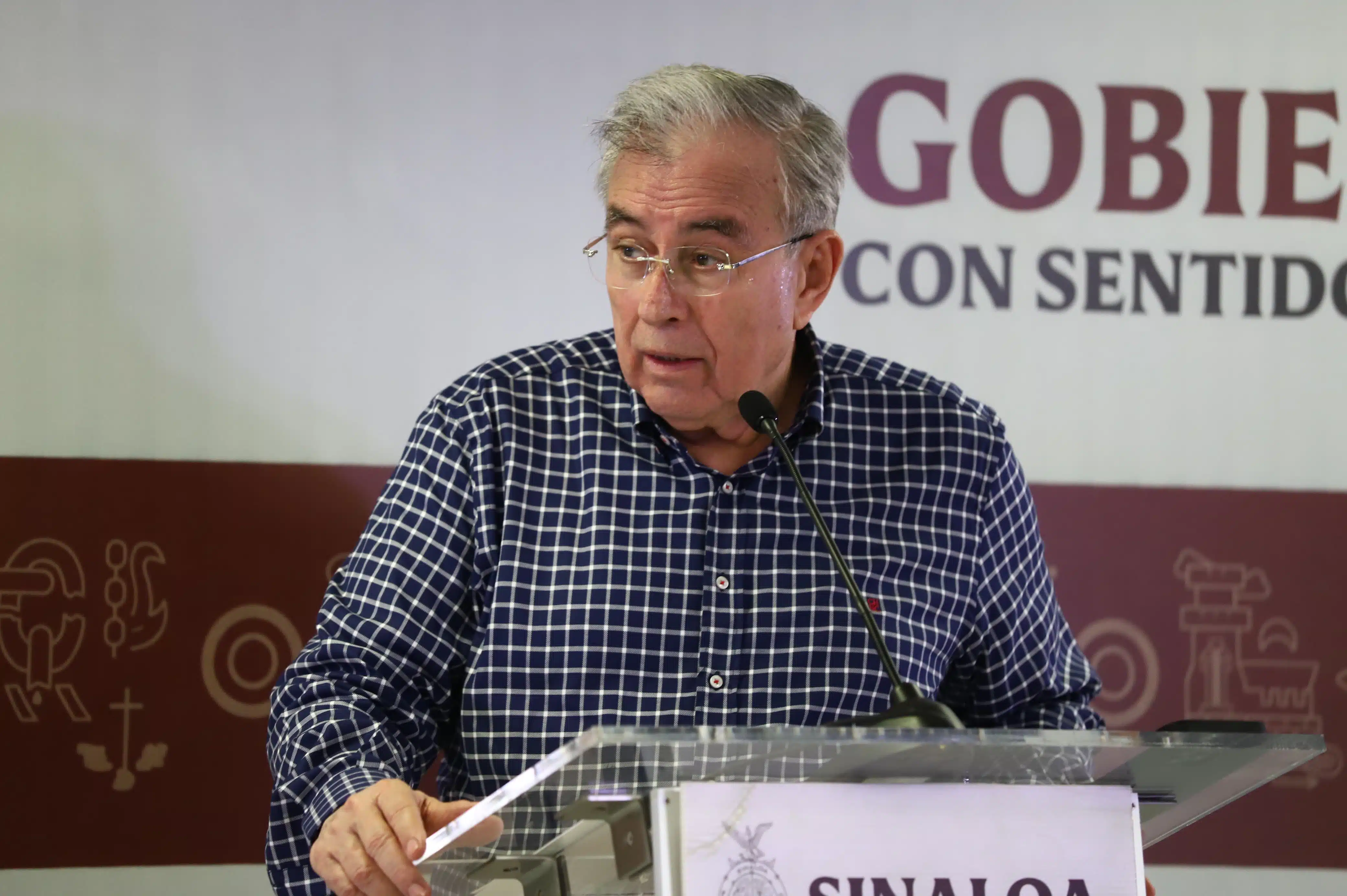 Gobernador de Sinaloa en conferencia semanal