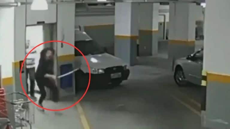 Samurai corretea a ladrones y los espanta con su catana; se viralizan