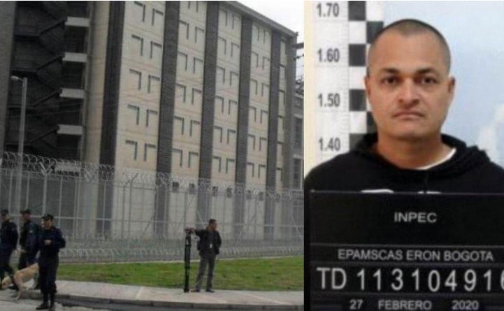 sicario se fuga de cárcel en Colombia y autoridades se dan cuenta un año después
