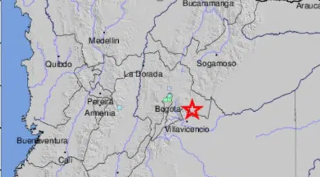 Sismo en Colombia