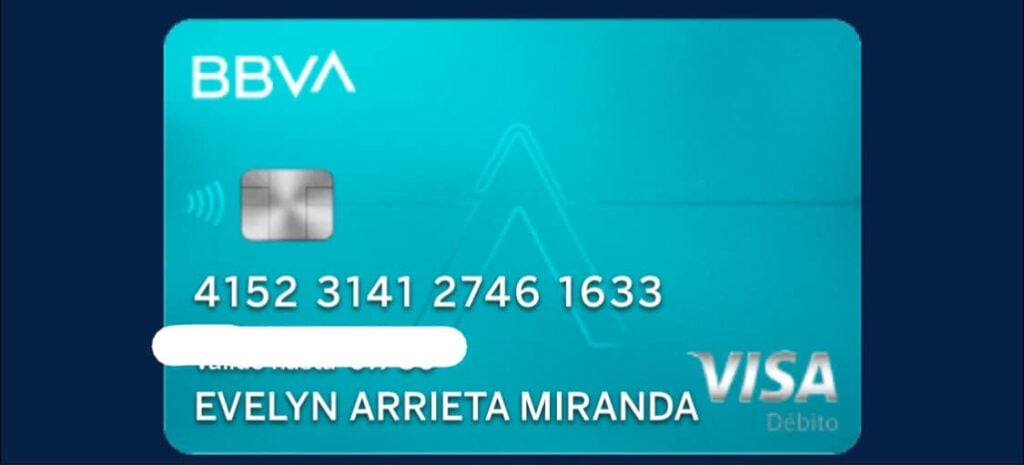 Tarjeta para apoyar a Evelyn