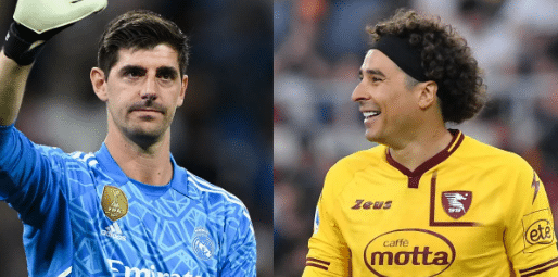 Thibaut Courtois y Memo Ochoa