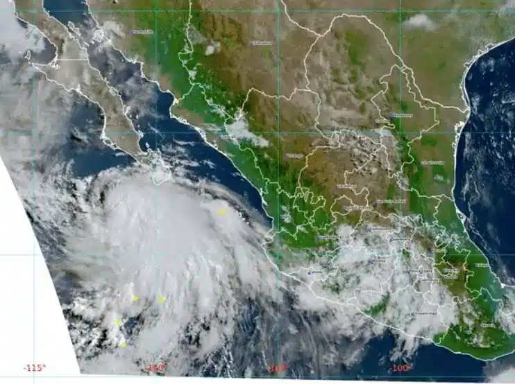 Tormenta tropical Eugene en el océano Pacífico