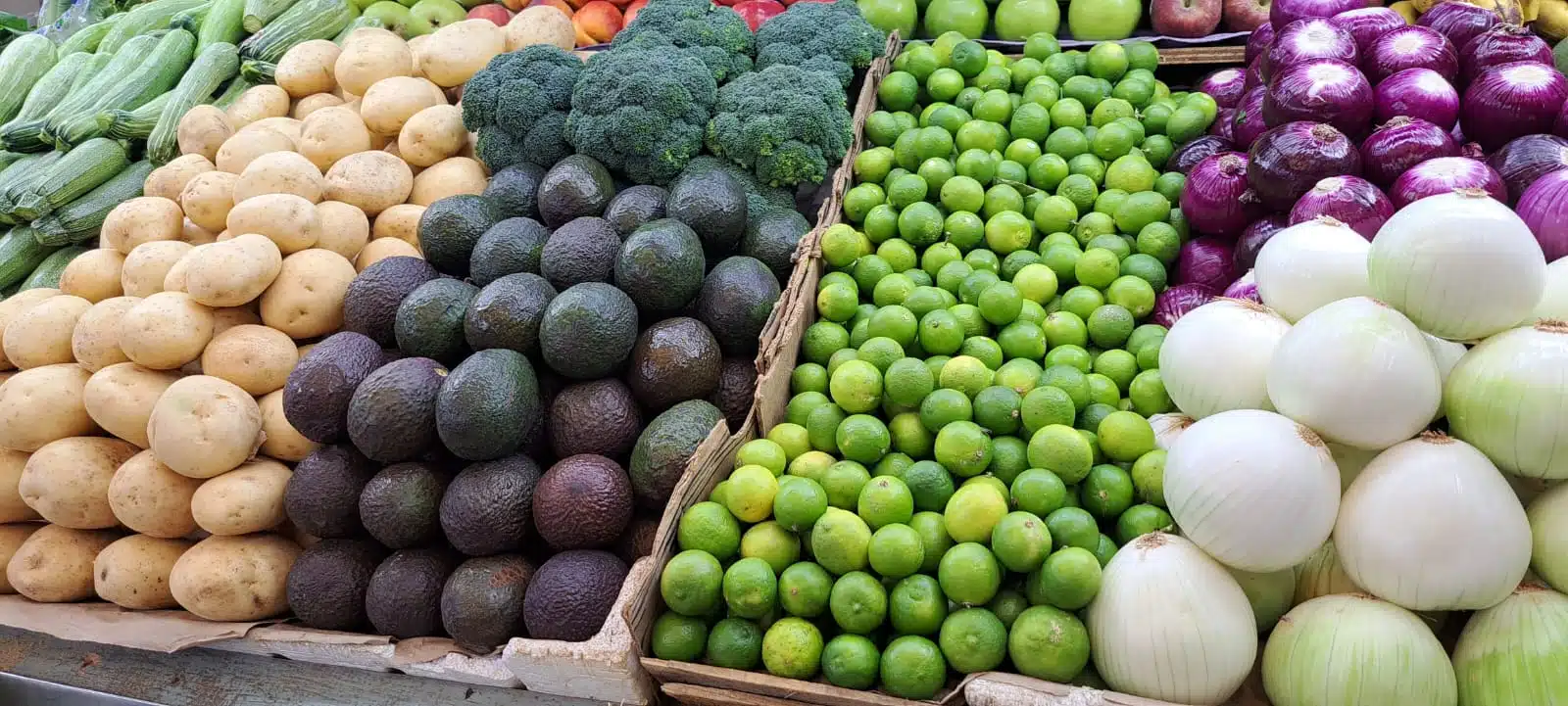 Verduras en mercado