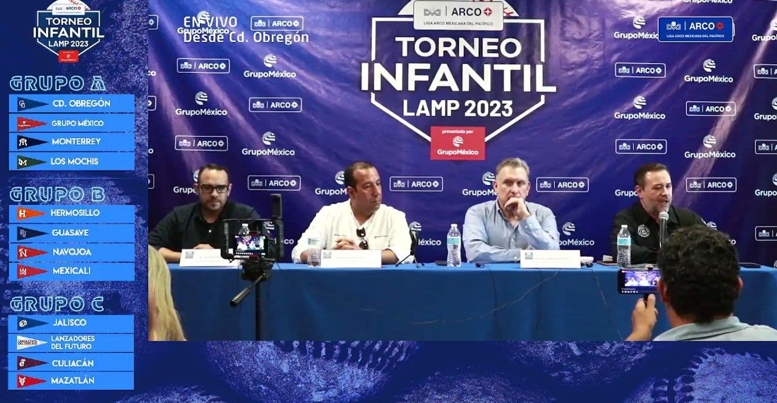 ¡Playball niños! Presentan Torneo Infantil de la Liga Mexicana del Pacífico
