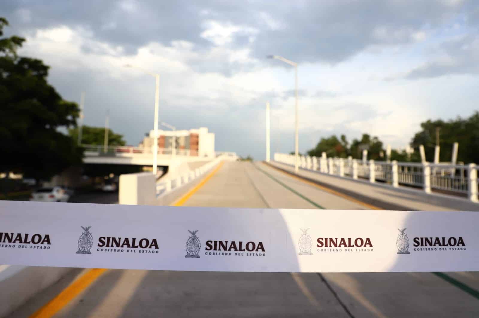 Inaugura gobernador Rocha nuevo acceso a la avenida Obregón, en Culiacán