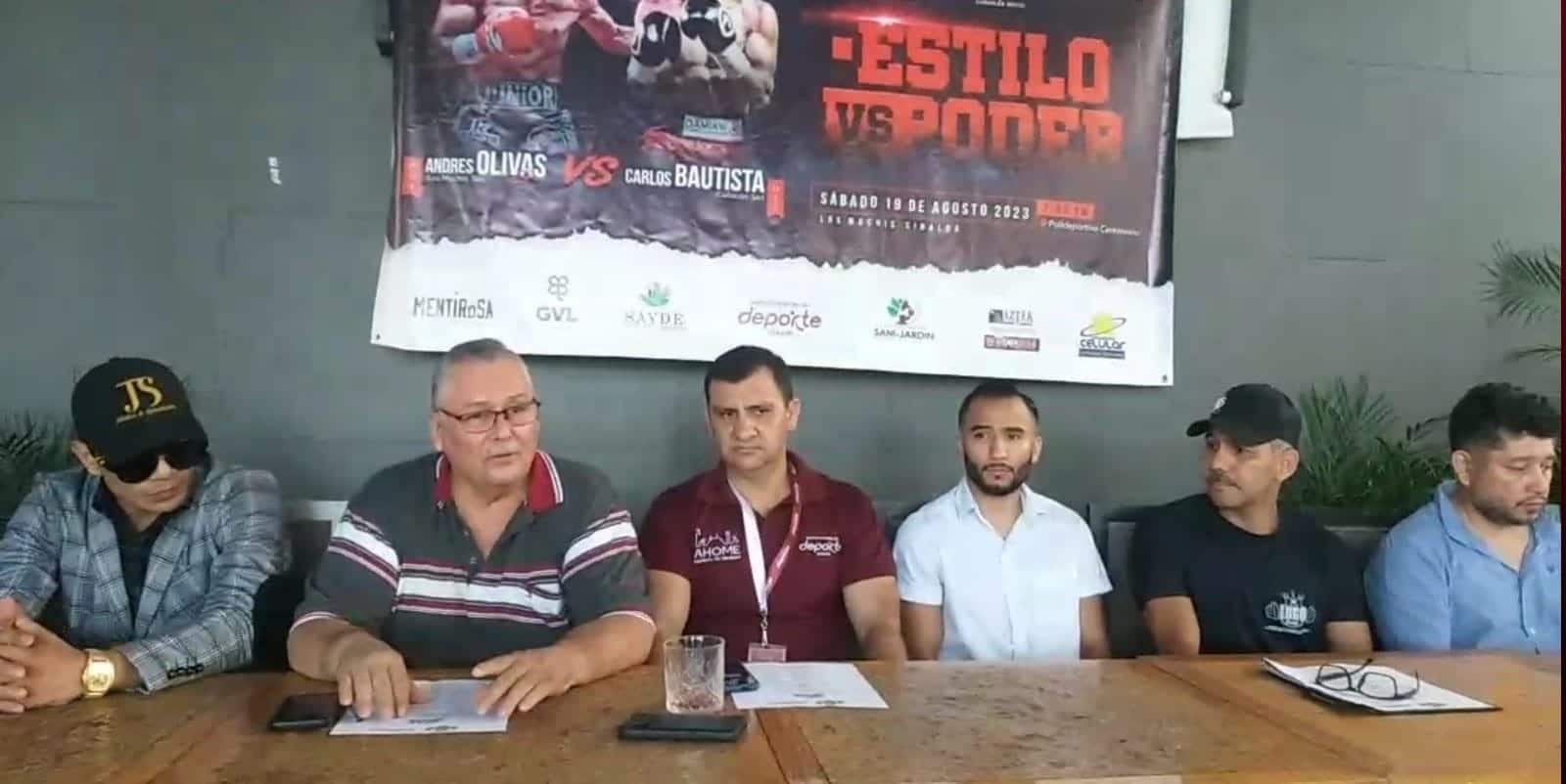 ¡Explosivo cartel! Ratifican función de boxeo profesional en Los Mochis “Estilo vs Poder”