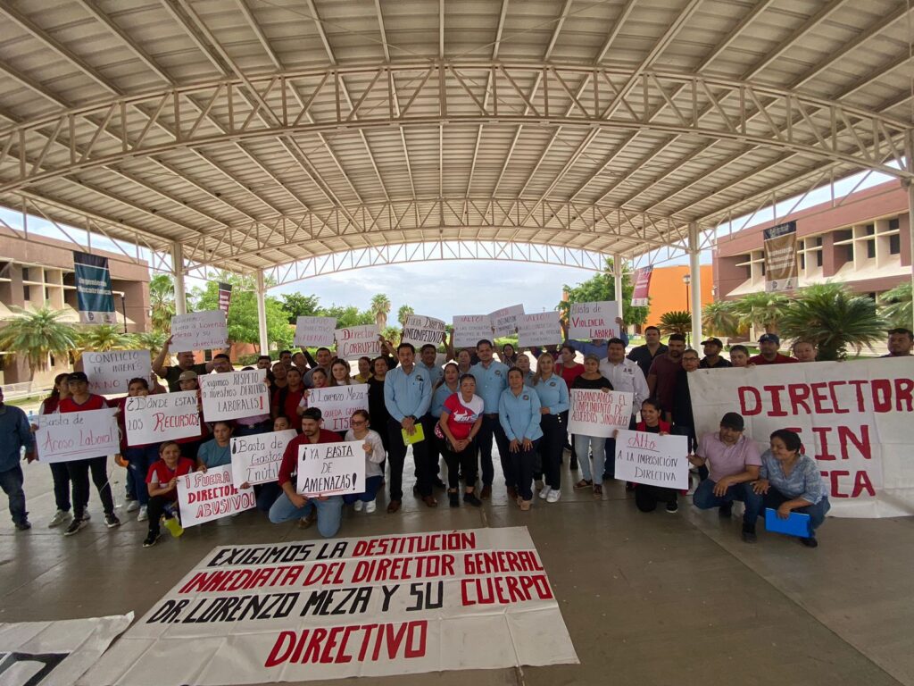 Manifestación en Tec de Guasave