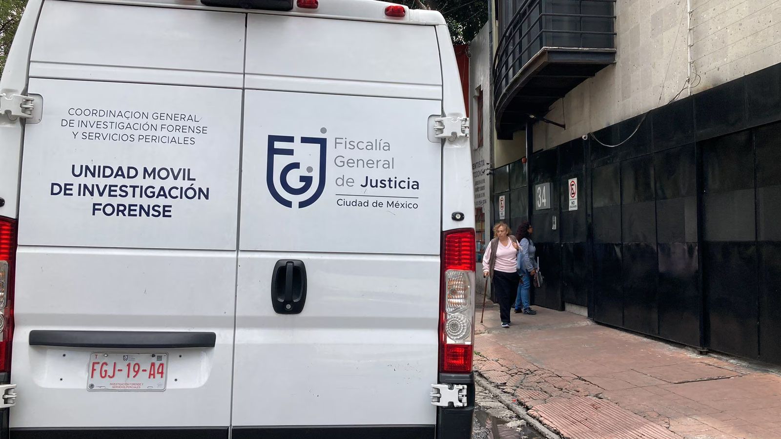 Lugar donde el sujeto asesinó a su esposa y suegra