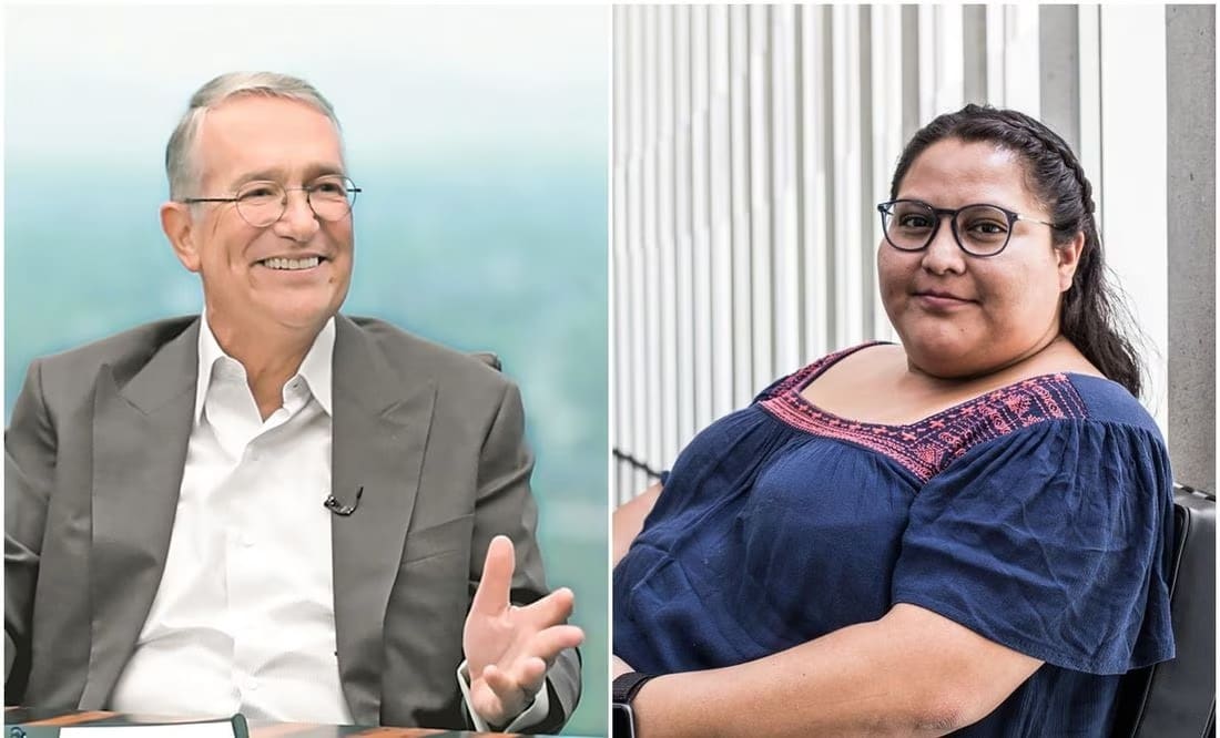 Ricardo Salinas y Citlalli Hernández