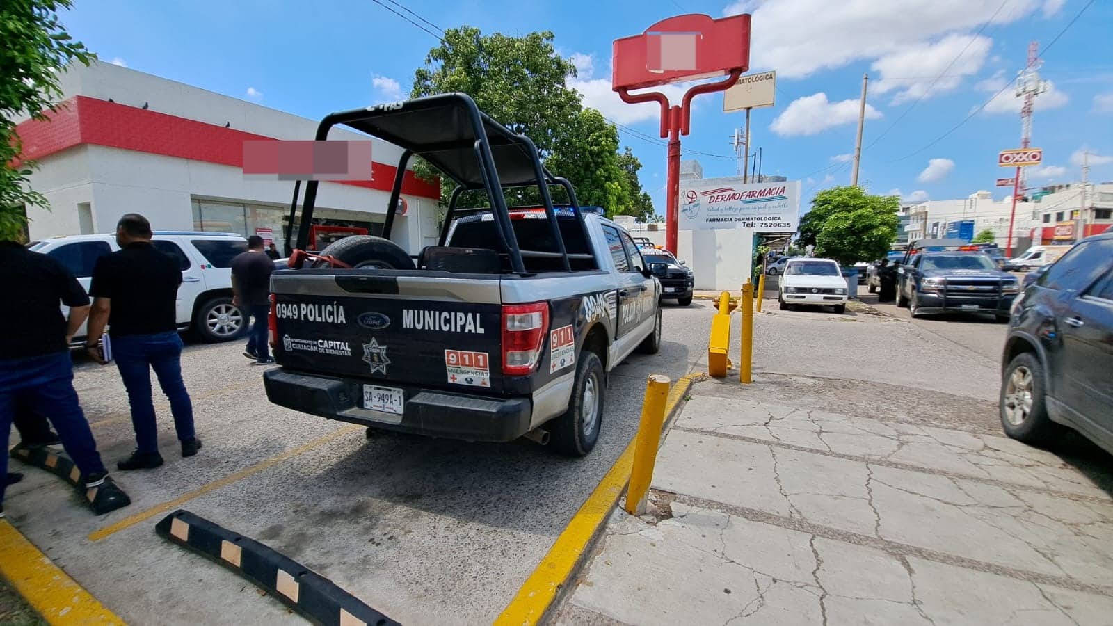 Elementos de seguridad acudieron al lugar de los hechos