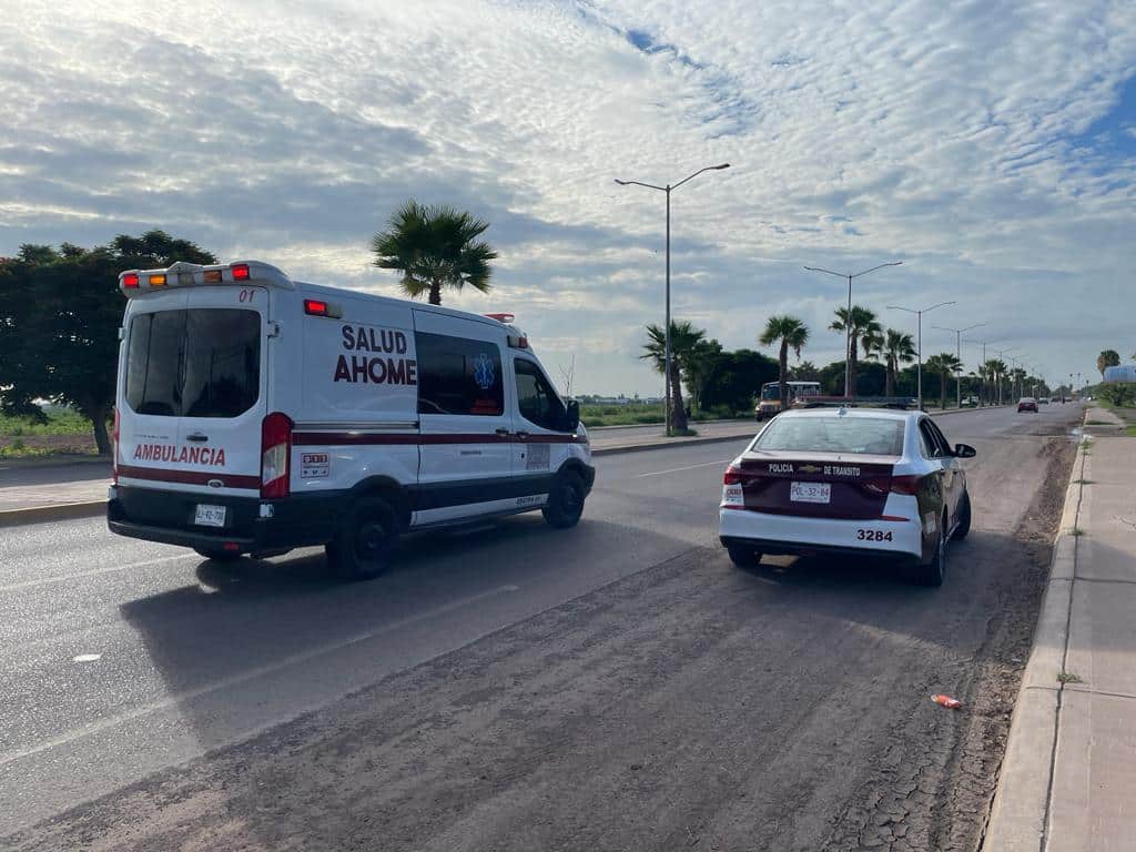 Paramédicos de Summa llegaron al lugar del accidente 