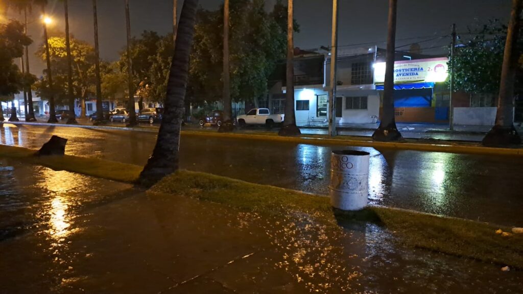 Lluvia en la calle