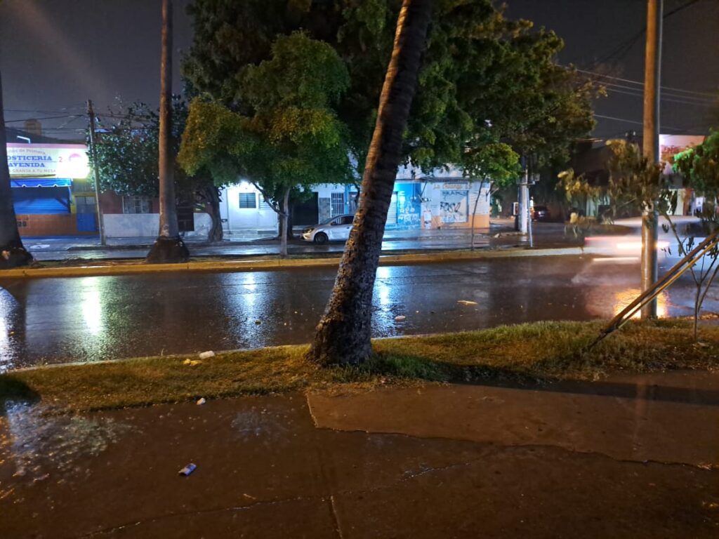 Lluvia en la calle