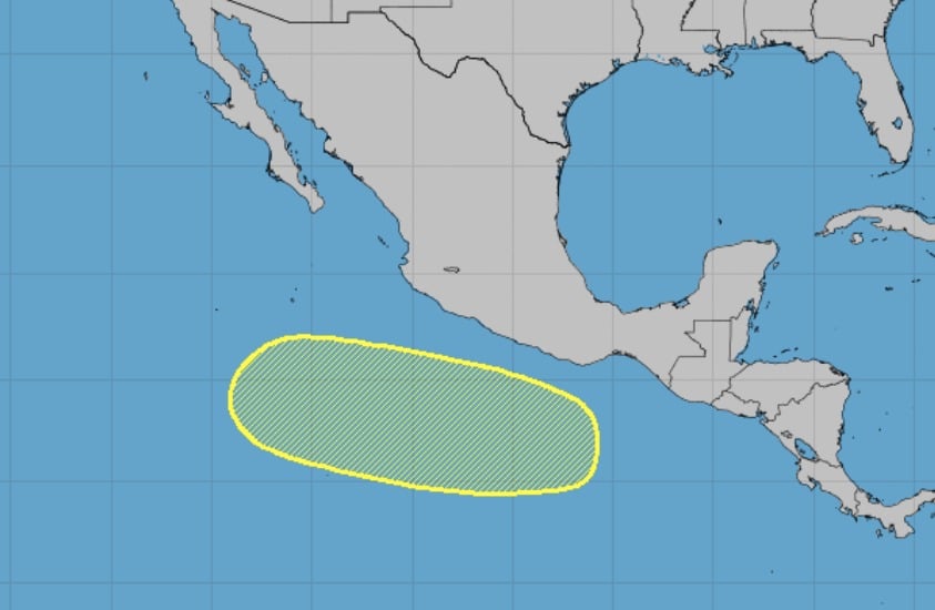 Ciclón mapa del clima