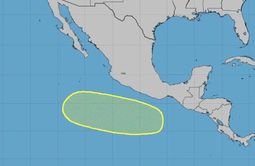 Ciclón mapa del clima