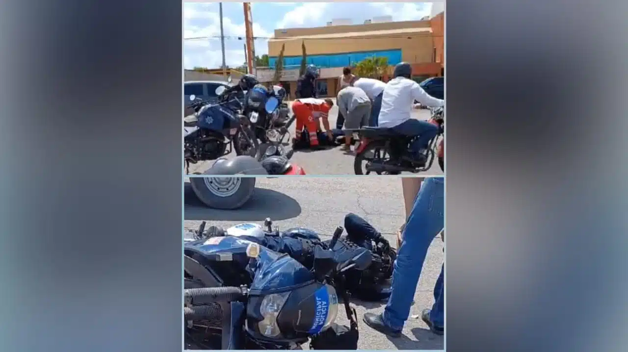 POLICIA ARROLLADO EN SECTOR SUR DE CULIACÁN