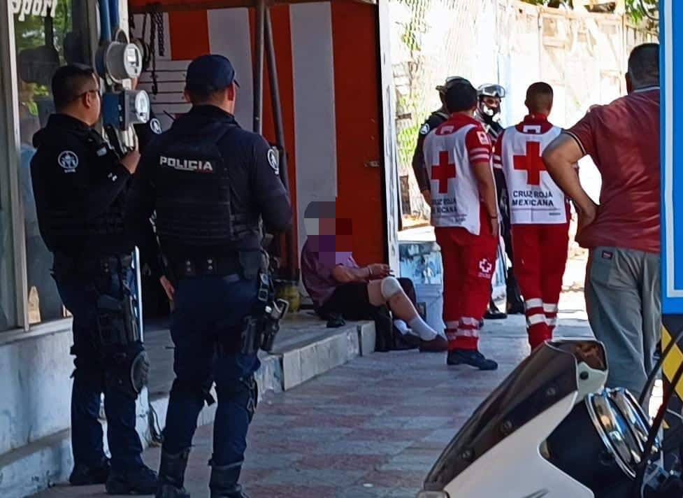 Detienen a adulto mayor por presunta agresión, en los mochis.