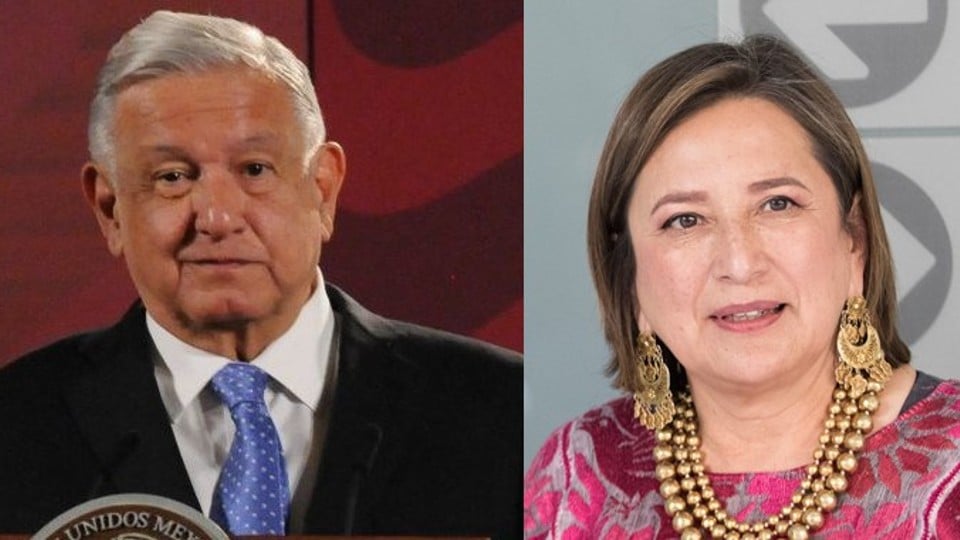 ANDRÉS MANUEL LÓPEZ OBRADOR Y Xóchitl Gálvez.