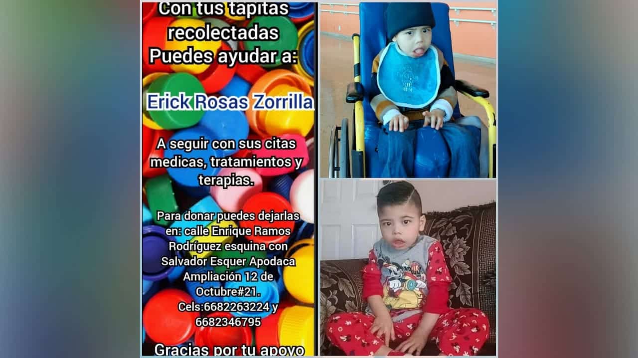 PIDEN APOYO PARA EL MENOR Erick Rosas Zorrilla